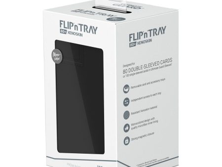 Ultimate Guard Flip n Tray 80+ XenoSkin Monocolor Deck Box Hot on Sale