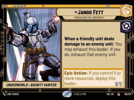 Jango Fett - Concealing the Conspiracy (016 257) [Twilight of the Republic] Cheap