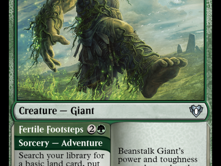 Beanstalk Giant    Fertile Footsteps (CMM-275) - Commander Masters [Uncommon] on Sale