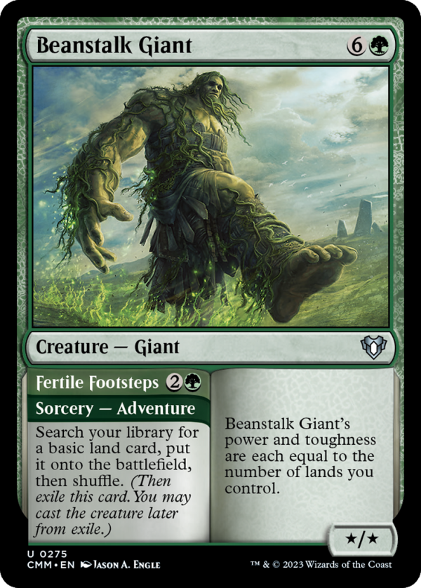 Beanstalk Giant    Fertile Footsteps (CMM-275) - Commander Masters [Uncommon] on Sale