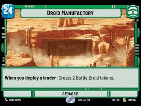 Droid Manufactory (022 257) [Twilight of the Republic] Hot on Sale