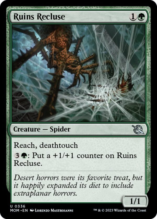 Ruins Recluse (MOM-336) - March of the Machine [Uncommon] For Cheap