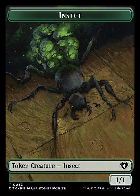 Bird    Insect Double-Sided Token [Commander Masters Tokens] Supply