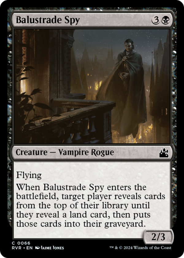 Balustrade Spy (RVR-066) - Ravnica Remastered [Common] Cheap