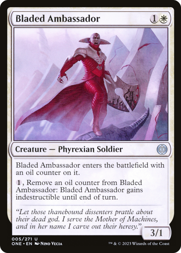 Bladed Ambassador (ONE-005) - Phyrexia: All Will Be One [Uncommon] Discount