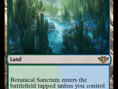 Botanical Sanctum (OTJ-267) - Outlaws of Thunder Junction Foil [Rare] Online Sale