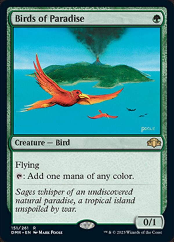 Birds of Paradise (DMR-151) - Dominaria Remastered [Rare] For Discount