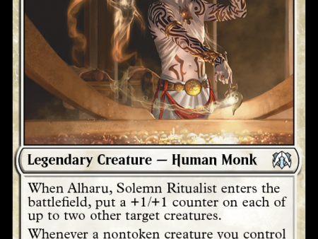 Alharu, Solemn Ritualist (MOC-168) - March of the Machine Commander [Uncommon] For Discount