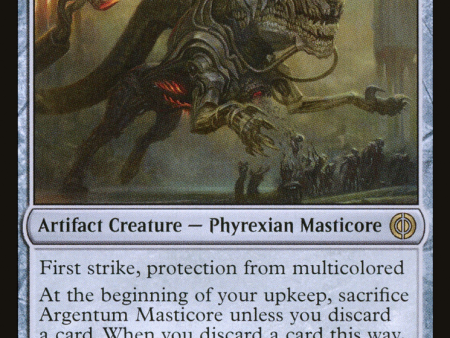 Argentum Masticore (ONE-222) - Phyrexia: All Will Be One [Rare] Supply