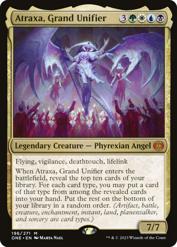 Atraxa, Grand Unifier (ONE-196) - Phyrexia: All Will Be One [Mythic] Online