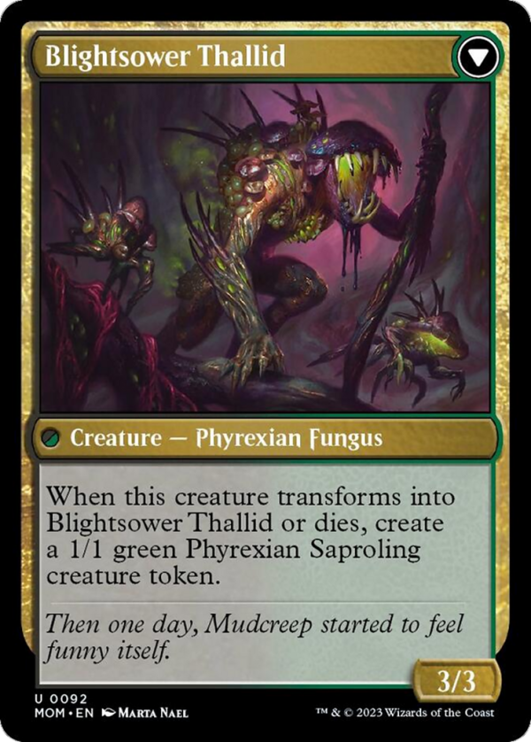 Blightreaper Thallid    Blightsower Thallid (MOM-092) - March of the Machine [Uncommon] Supply