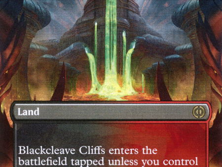 Blackcleave Cliffs (ONE-370) - Phyrexia: All Will Be One (Borderless) [Rare] Fashion