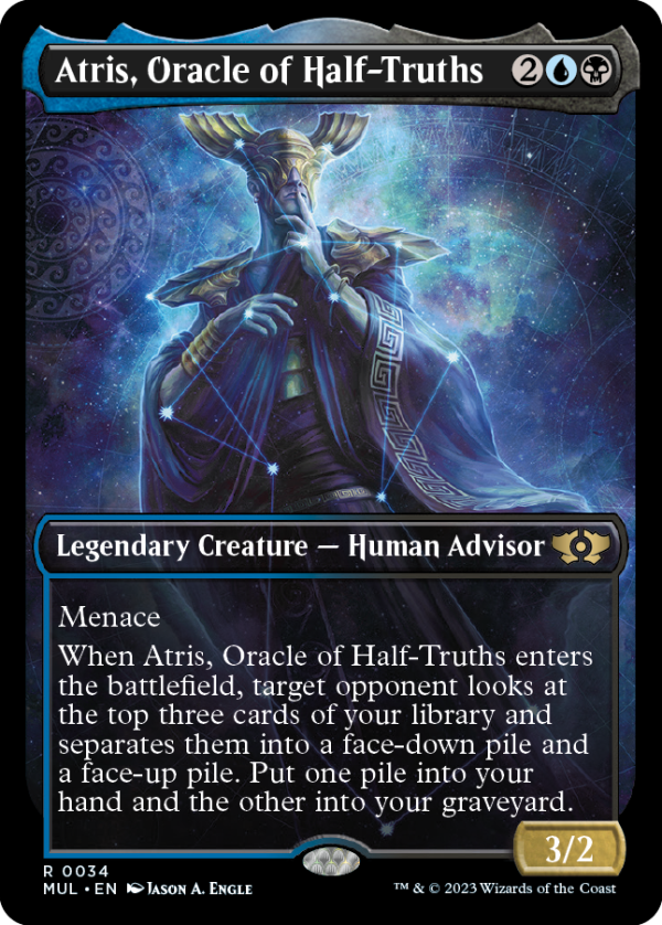 Atris, Oracle of Half-Truths (MUL-034) - Multiverse Legends: (Showcase) [Rare] Hot on Sale