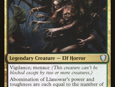 Abomination of Llanowar (CMR-265) - Commander Legends [Uncommon] Online Hot Sale