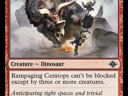 Rampaging Ceratops (LCI-162) - The Lost Caverns of Ixalan [Uncommon] Online Hot Sale