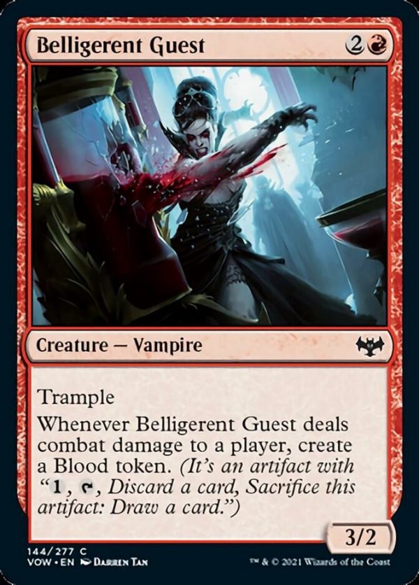 Belligerent Guest (VOW-144) - Innistrad: Crimson Vow [Common] Supply