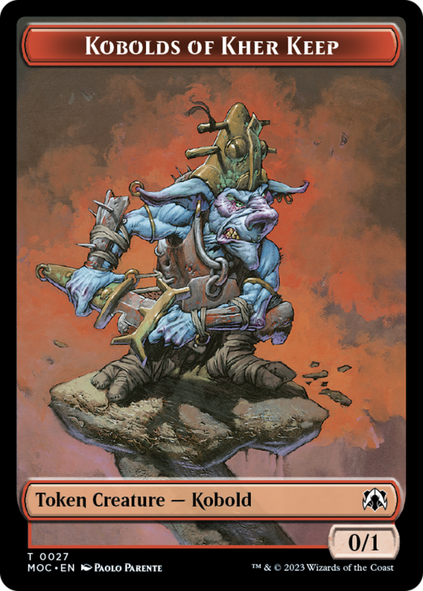 Bird    Kobolds of Kher Keep Double-Sided Token [March of the Machine Commander Tokens] Cheap