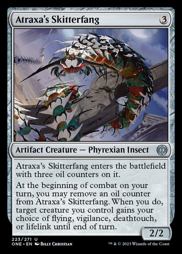 Atraxa s Skitterfang (ONE-223) - Phyrexia: All Will Be One [Uncommon] on Sale