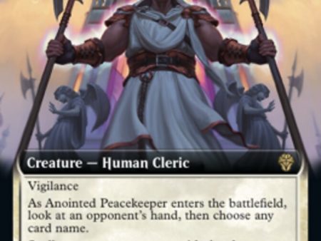 Anointed Peacekeeper (DMU-383) - Dominaria United: (Extended Art) [Rare] Online Hot Sale