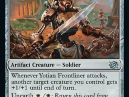 Yotian Frontliner (BRO-042) - The Brothers  War [Uncommon] Hot on Sale