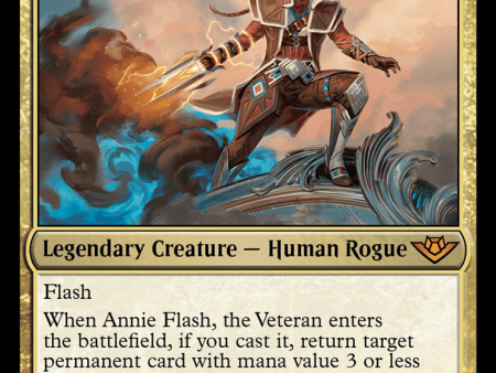 Annie Flash, the Veteran (OTJ-190) - Outlaws of Thunder Junction Foil [Mythic] on Sale