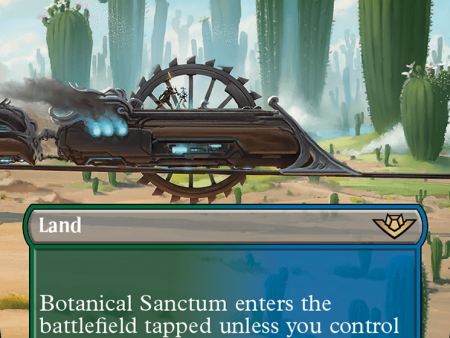 Botanical Sanctum (OTJ-301) - Outlaws of Thunder Junction (Borderless) Foil [Rare] Online Hot Sale