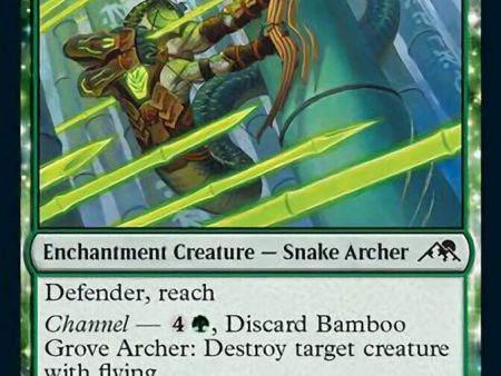 Bamboo Grove Archer (NEO-173) - Kamigawa: Neon Dynasty [Common] Online