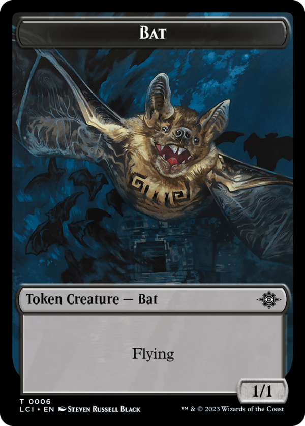 Bat    Vampire (0004) Double-Sided Token [The Lost Caverns of Ixalan Commander Tokens] Online Hot Sale