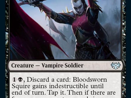 Bloodsworn Squire    Bloodsworn Knight (VOW-097) - Innistrad: Crimson Vow: (Double Faced Transform) [Uncommon] Online