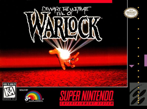 WARLOCK  - SNES (W BOX & MANUAL) on Sale