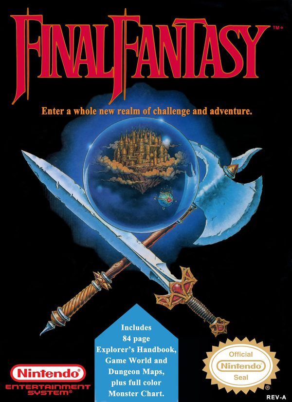 FINAL FANTASY  - NES (W BOX & MANUAL) For Sale