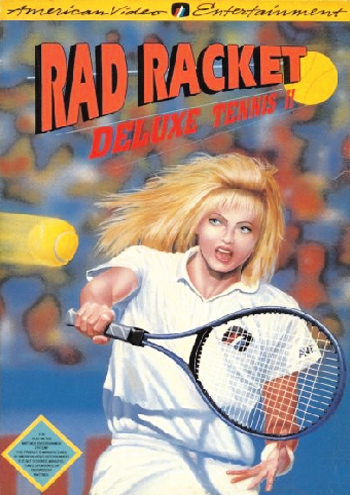 RAD RACKET: DELUXE TENNIS II  - NES (W BOX) Fashion