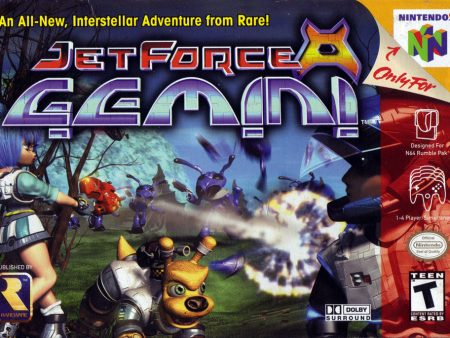 JET FORCE GEMINI  - N64 (W BOX & MANUAL) Online now