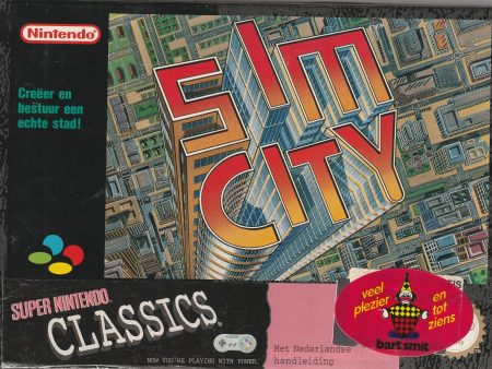 SIM CITY  - SNES (W BOX & MANUAL) Supply