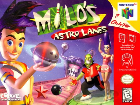 MILO S ASTRO LANES  - N64 (W BOX) For Cheap